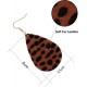 8pairs Leather Earrings Lightweight Teardrop Dangle Earrings Leaf Leopard Print Earrings Set For Women Girls 8pairs Leather Earrings Lightweight Teardrop Dangle Earrings Leaf Leopard Print Earrings Set For Women Girls